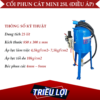 Cối phun cát mini 25L (Điều áp)