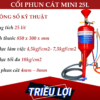 Cối phun cát mini 25L