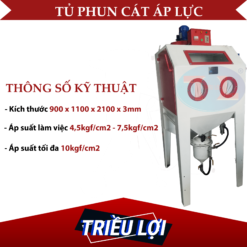 Tủ phun cát áp lực