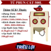 Tủ phun cát 500L