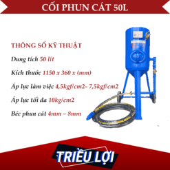 Cối phun cát 50L