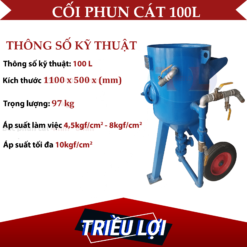 CỐI PHUN CÁT 100L