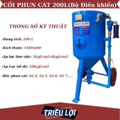 CỐI PHUN CÁT 200L (Bộ Điều Khiển).
