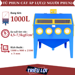 TỦ PHUN CÁT ÁP LỰC 2 NGƯỜI