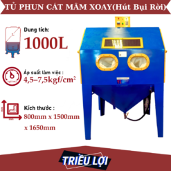 TỦ PHUN CÁT TUẦN HOÀN MÂM XOAY