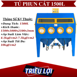 TỦ PHUN CÁT TUẦN HOÀN 2 NGƯỜI PHUN