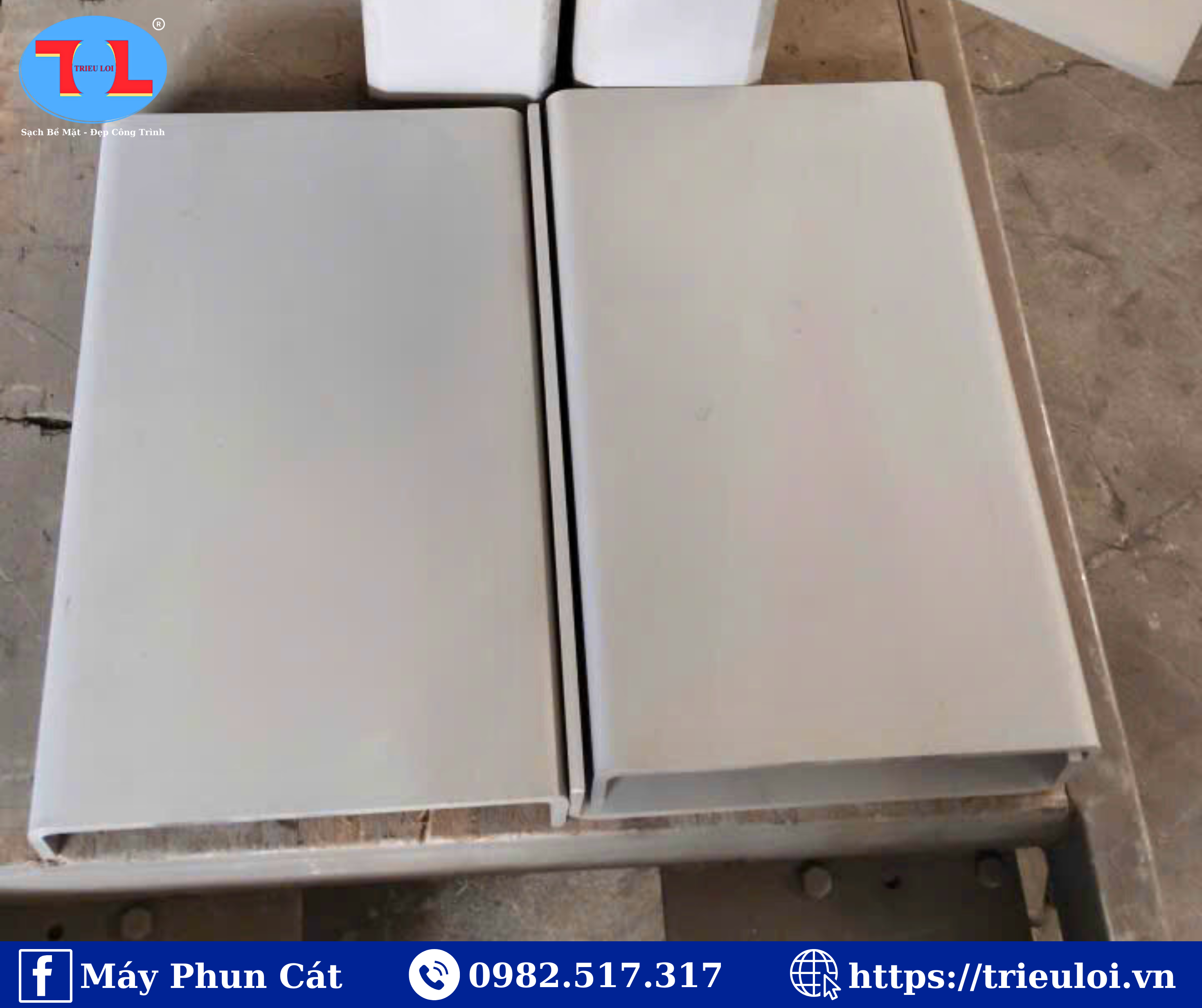 Cánh quạt gỉ trước phun